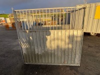 APPROX. 2000mm x 1550mm x 1800mm GALVANISED DOG PEN - 6