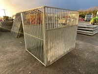 APPROX. 2000mm x 1550mm x 1800mm GALVANISED DOG PEN - 9