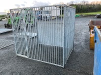 APPROX. 2000mm x 1550mm x 1800mm GALVANISED DOG PEN - 3