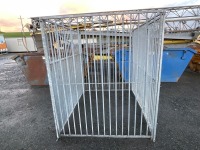 APPROX. 2000mm x 1550mm x 1800mm GALVANISED DOG PEN - 4