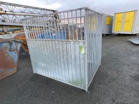 APPROX. 2000mm x 1550mm x 1800mm GALVANISED DOG PEN - 5