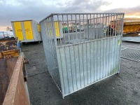 APPROX. 2000mm x 1550mm x 1800mm GALVANISED DOG PEN - 7