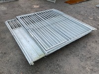 APPROX. 2000mm x 1550mm x 1800mm GALVANISED DOG PEN
