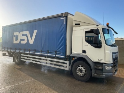 DAF LF220 EURO 6 4X2 18 TON CURTAINSIDER