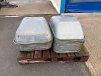 40No. UNUSED GALVANISED WHEEL BARROW BODIES - 2