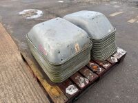 40No. UNUSED GALVANISED WHEEL BARROW BODIES - 4