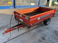 GRIFFITHS CM15 APPROX 7FT X 4FT SINGLE AXLE TIPPING TRAILER - 3