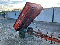 GRIFFITHS CM15 APPROX 7FT X 4FT SINGLE AXLE TIPPING TRAILER - 13