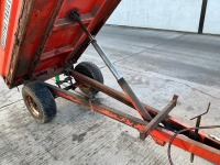 GRIFFITHS CM15 APPROX 7FT X 4FT SINGLE AXLE TIPPING TRAILER - 14