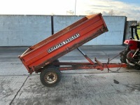 GRIFFITHS CM15 APPROX 7FT X 4FT SINGLE AXLE TIPPING TRAILER - 17