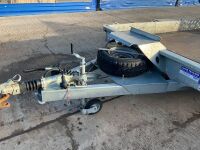 IFOR WILLIAMS APPROX. 12ft 7" x 6ft 3" TWIN AXLE 3500KG PLANT TRAILER - 4