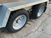 IFOR WILLIAMS APPROX. 12ft 7" x 6ft 3" TWIN AXLE 3500KG PLANT TRAILER - 5