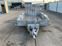 APPROX. 12ft x 6ft MCM 3000KG TRI AXLE PLANT TRAILER  - 2