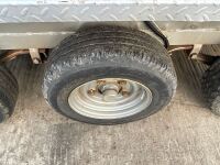 APPROX. 12ft x 6ft MCM 3000KG TRI AXLE PLANT TRAILER  - 9