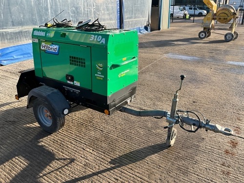 SHINDAIWA HDW310M-I 3KVA DIESEL FAST TOW SINGLE AXLE WELDER/GENERATOR