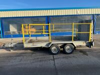 INDESPENSION APPROX. 12FT X 6FT4" 3.5 TON TWIN AXLE PLANT TRAILER - 4