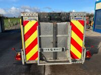 INDESPENSION APPROX. 12FT X 6FT4" 3.5 TON TWIN AXLE PLANT TRAILER - 7