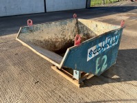 CONQUIP 1200 LITRE AUTO LOCK FORKLIFT TIPPING SKIP