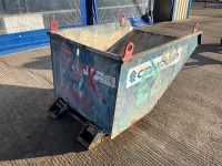 CONQUIP 1200 LITRE AUTO LOCK FORKLIFT TIPPING SKIP - 5