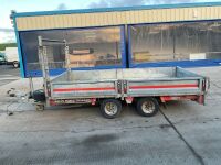 APPROX. 11ft x 6ft BRIAN JAMES TWIN AXLE 2700KGS DROPSIDE TRAILER - 4