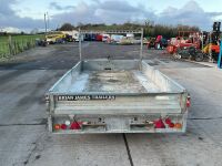 APPROX. 11ft x 6ft BRIAN JAMES TWIN AXLE 2700KGS DROPSIDE TRAILER - 6