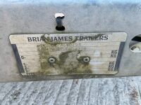 APPROX. 11ft x 6ft BRIAN JAMES TWIN AXLE 2700KGS DROPSIDE TRAILER - 14