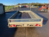 BRIAN JAMES T-02-T APPROX. 14FT 10" X 6FT 11" 3.5 TON TWIN AXLE DROPSIDE TRAILER  - 6