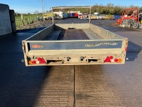 BRIAN JAMES T-02-T APPROX. 14FT 10" X 6FT 11" 3.5 TON TWIN AXLE DROPSIDE TRAILER  - 7