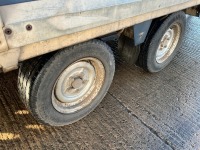 BRIAN JAMES T-02-T APPROX. 14FT 10" X 6FT 11" 3.5 TON TWIN AXLE DROPSIDE TRAILER  - 10