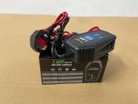 UNUSED 3 AMP 6/12V CAR BATTERY CHARGER