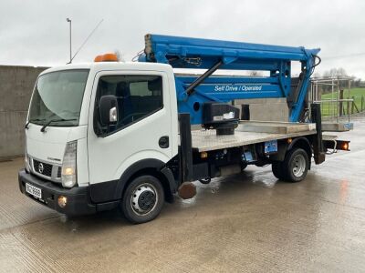 NISSAN CABSTAR NT400 EURO 5 3500KGS 21.JH 18.7m BOOMLIFT