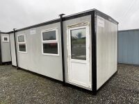 APPROX. 22ft x 9ft OPEN PLAN STEEL CLAD OFFICE 