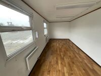APPROX. 22ft x 9ft OPEN PLAN STEEL CLAD OFFICE  - 9