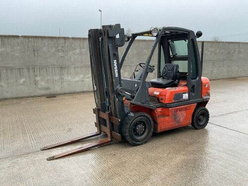 NISSAN 25 2.5 TON DIESEL FORKLIFT