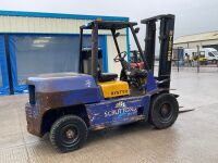 HYSTER 4 TON DIESEL FORKLIFT - 5