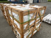 30No. UNUSED SILVER GRANITE KERBS 900mm x 100mm x 180mm - 3