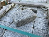 WOODEN CRATE TO INC. APPROX. 632No PIECES OF SILVER GRANITE COBBLES 150mm x 100mm x 50mm - 2