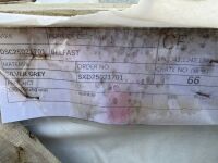 WOODEN CRATE TO INC. APPROX. 600No PIECES OF SILVER GRANITE COBBLES 180mm x 100mm x 50mm - 3