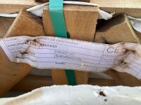 WOODEN CRATE TO INC. APPROX. 684No PIECES OF SILVER GRANITE COBBLES 150mm x 100mm x 50mm - 3