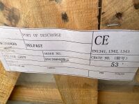 WOODEN CRATE TO INC. APPROX. 720No PIECES OF SILVER GRANITE COBBLES 150mm x 100mm x 50mm - 3