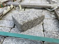 WOODEN CRATE TO INC. APPROX. 912No PIECES OF SILVER GRANITE COBBLES 120mm x 100mm x 50mm - 2