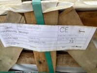 WOODEN CRATE TO INC. APPROX. 912No PIECES OF SILVER GRANITE COBBLES 120mm x 100mm x 50mm - 3