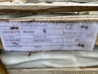 WOODEN CRATE TO INC. APPROX. 417No PIECES OF SILVER GRANITE COBBLES 240mm x 100mm x 50mm - 3