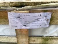 WOODEN CRATE TO INC. APPROX. 800No PIECES OF SILVER GRANITE COBBLES 120mm x 100mm x 50mm - 3