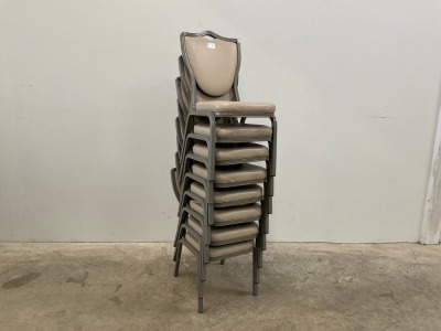 8No. BANQUETING/ STACKING CHAIRS