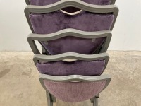 8No. BANQUETING/ STACKING CHAIRS - 3