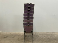 8No. BANQUETING/ STACKING CHAIRS - 2