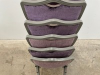 8No. BANQUETING/ STACKING CHAIRS - 3