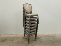 8No. BANQUETING/ STACKING CHAIRS