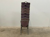 8No. BANQUETING/ STACKING CHAIRS - 2